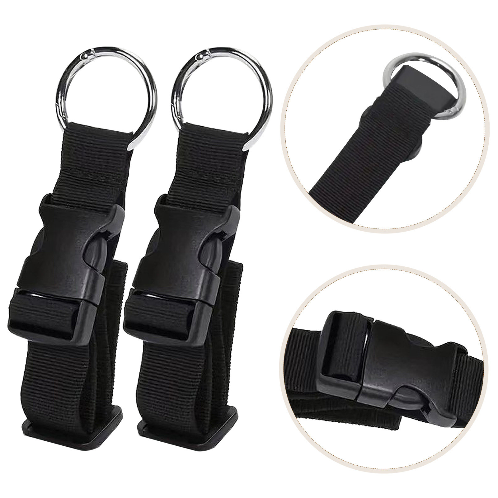 2 Pcs Wheelchair Hook Bag Back - Backpack Diaper Bag review and price