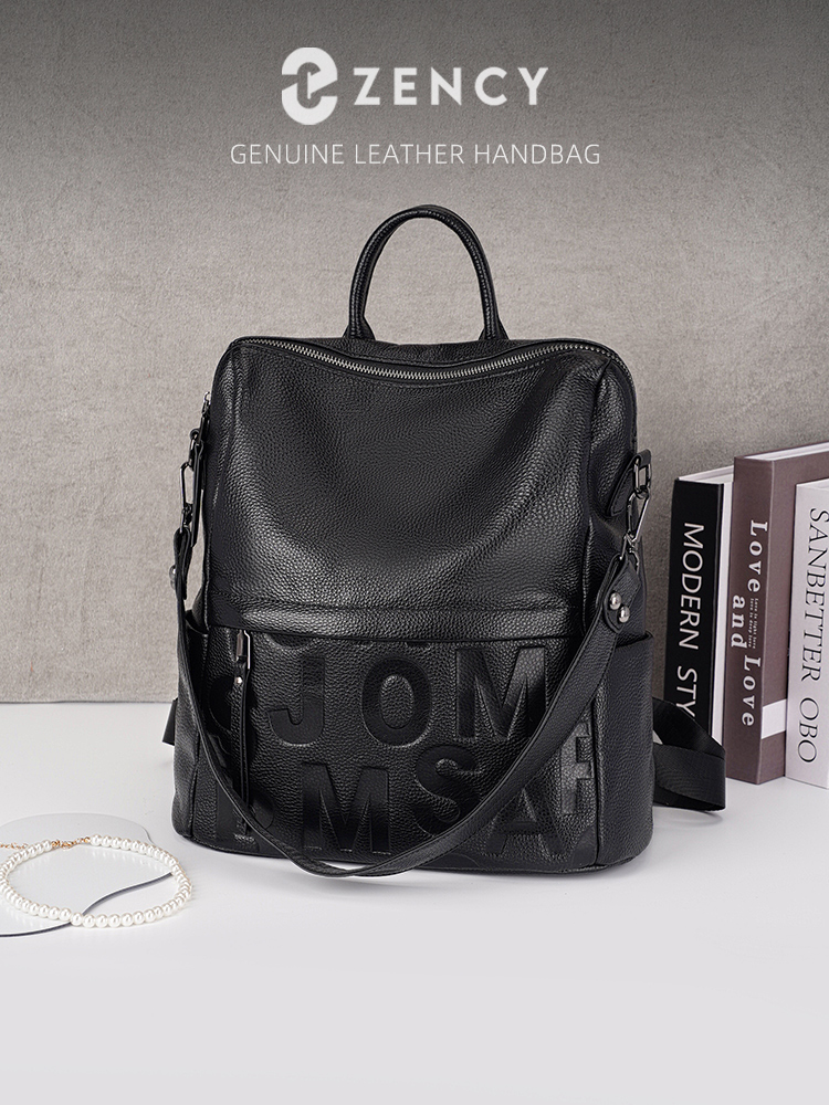Zency Premium Genuine Leather  - Fashion Backpack Women review and price