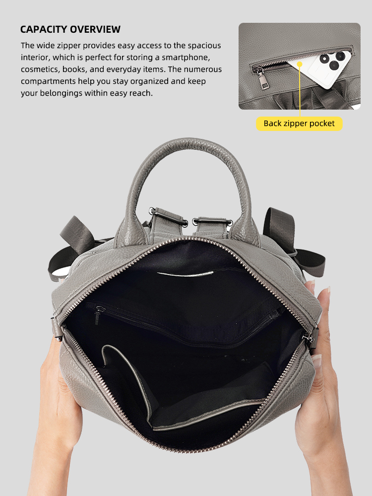 Zency Premium Genuine Leather  - Fashion Backpack Women review and price