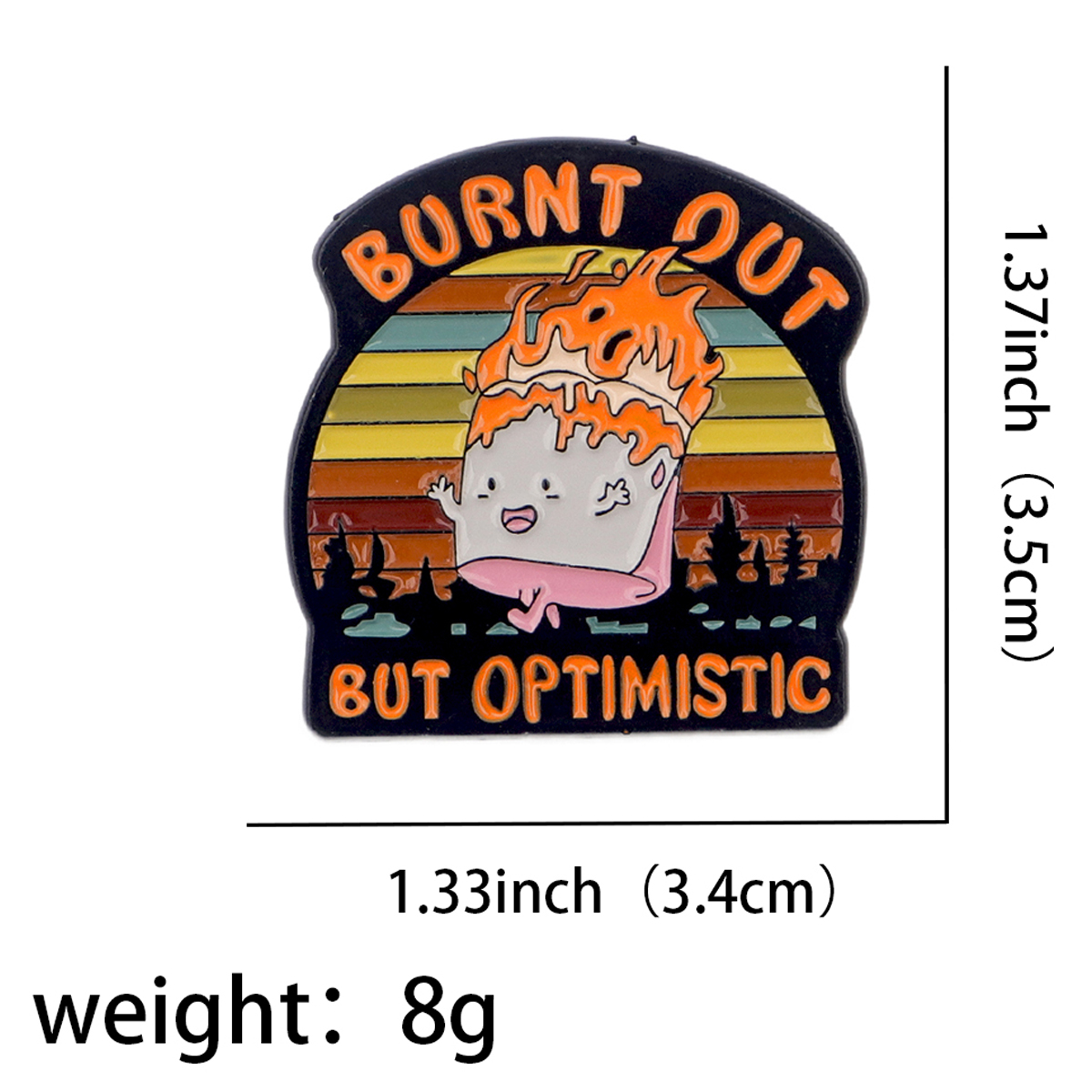 Fire Badges Enamel Pin Brooche - Fashion Backpack Women review and price