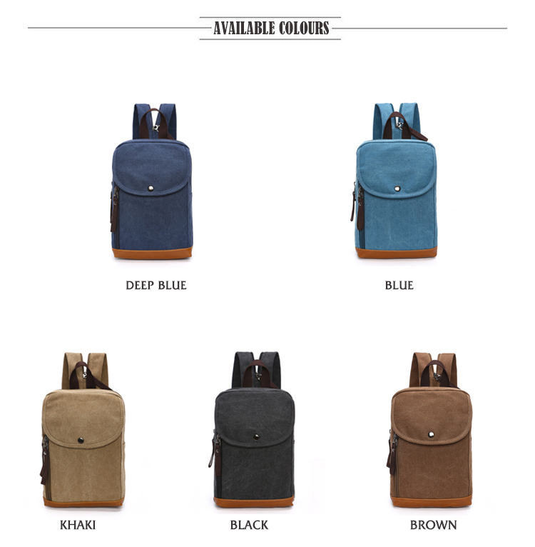 Men's Canvas Mini Backpack Men - Sling Backpack Shoulder review and price