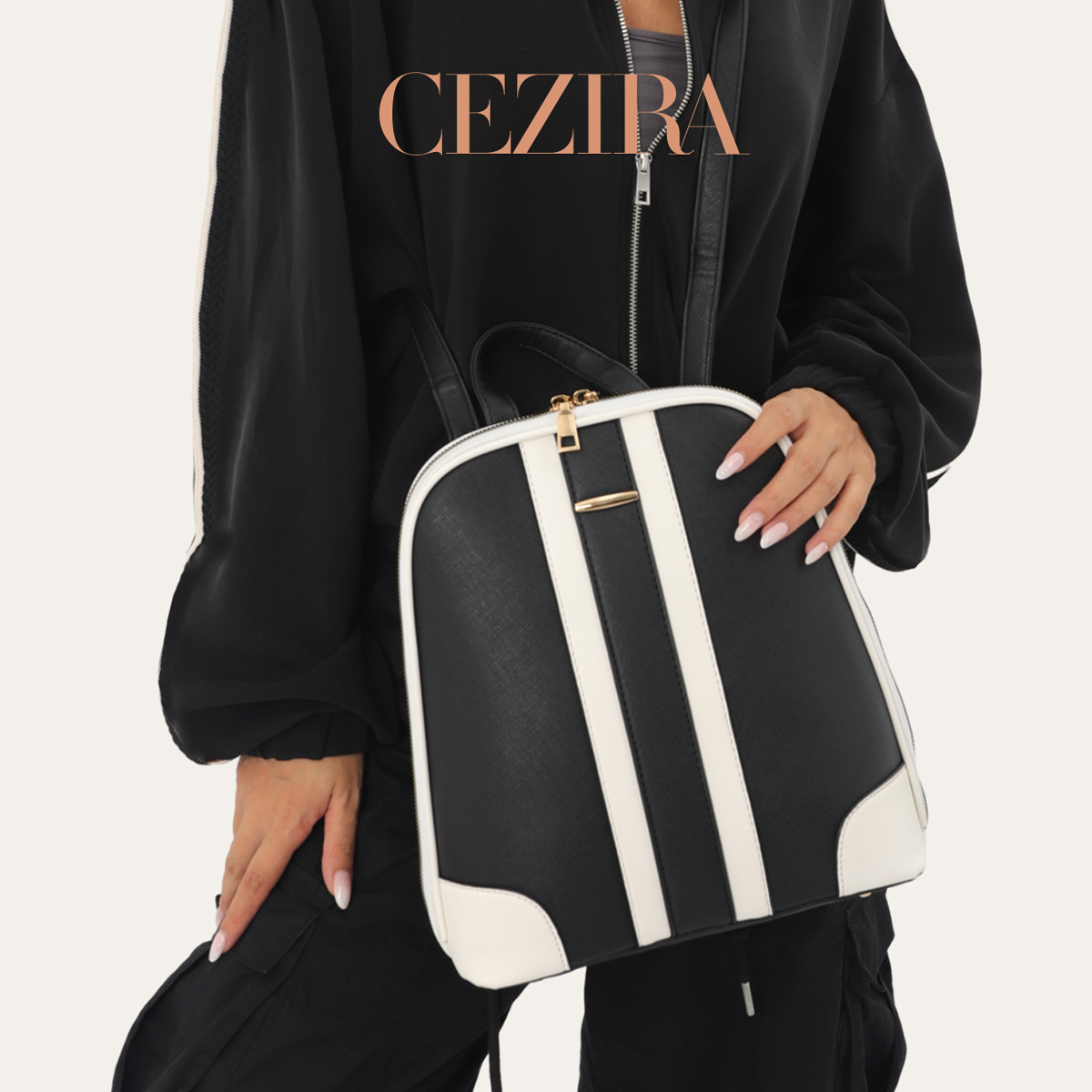 CR Fashion Stripes Patchwork B - Fashion Backpack Women review and price